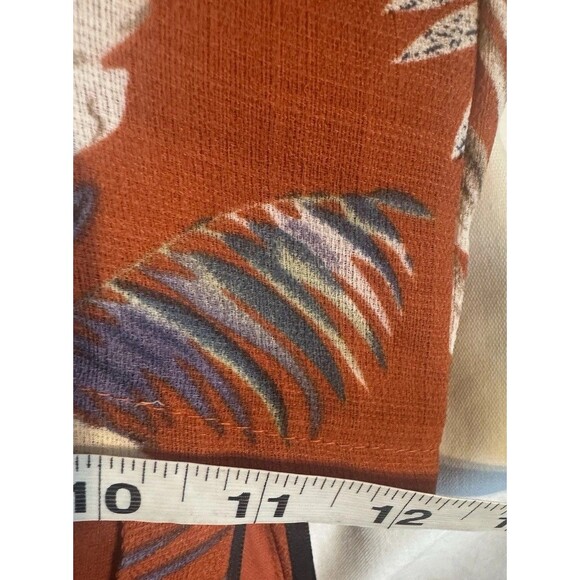 Forever 21 Womens Jumpsuit Pants Sz Small Romper Y2k 90s Floral Resort Bohemian - Picture 12 of 12